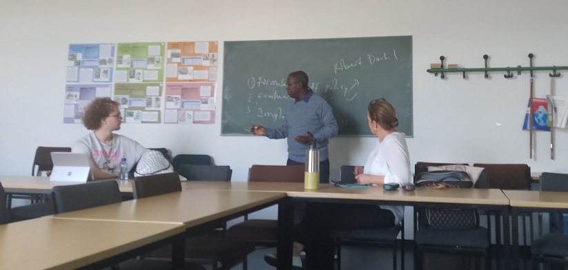 Dr. Sunday Alaye engaging with youth during cultural activities